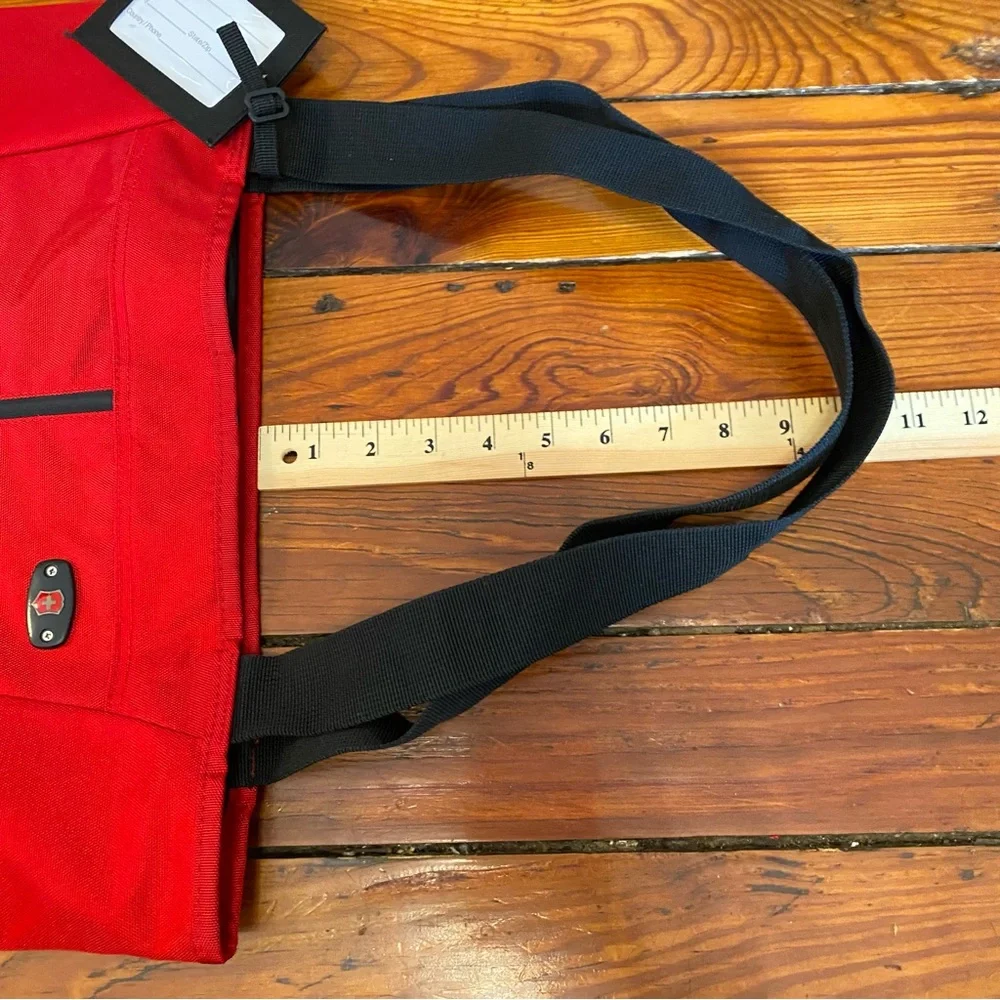 Victorinox Red Swiss Army Carry All Tote Red & Black